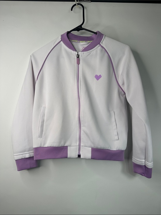 Zara Other - Zara kids Zaracourt Colorblock Track zip up Jacket Purple White size 11-12